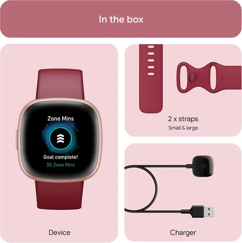 Vista 7 de Fitbit Versa 4 Fitness Smartwatch con preparación diaria, GPS, frecuencia cardíaca 24/7, más de 40 modos de ejercicio, seguimiento del sueño y más