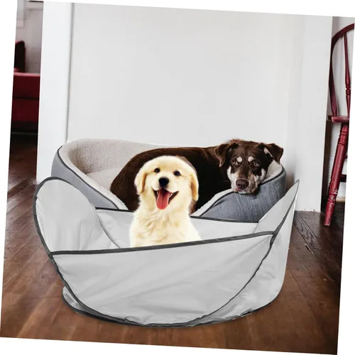 Vista 2 de Mipcase Depilación de mascotas Babero de afeitar Accesorio de corte de pelo de perro de gran capacidad Aseo Smock