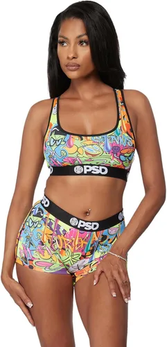Vista 2 de PSD Women's Cartoon Network Boy Shorts - Full Coverage Women's Underwear featuring Powerpuff Girls & Dexter