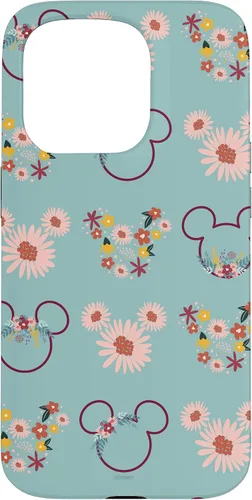 Vista 14 de Funda con estampado de flores y margaritas de Mickey Mouse para iPhone 16 Disney