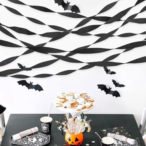 Vista 6 de Rollo de papel crepé para decoración de cumpleaños, boda, festival, graduación, colorido fondo de fiesta de Candyland, suministros de bricolaje