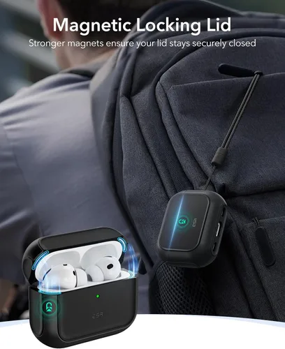 Vista 7 de ESR Funda para AirPods Pro 3 (2025), Cyber & ESR para AirPods Pro 3