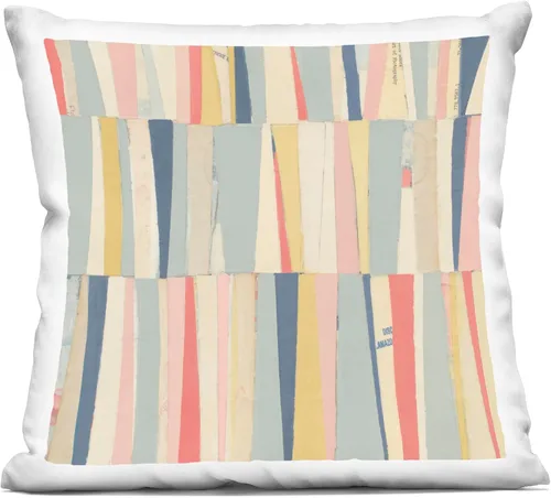 Vista 10 de Stupell Industries - Orange Coral Pattern Indoor Pillow, 18 x 18 - Made in USA - By Gail Fraser