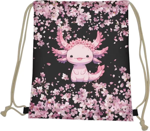 Vista 3 de AFPANQZ Mochila con cordón de diseño de animales geniales, mochila casual para viajes, deportes, bolsa de cincha para hombres, mujeres, niños