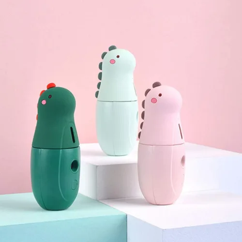 Vista 4 de Healifty Mini humidificador facial facial Mister Ionic Face Humidifier Diseño de dibujos animados Portátil Carga USB Piel Hidratante para Viajes