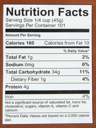 Vista 5 de Dunar - Arroz Basmati integral prémium (Nutritia), 10 libras