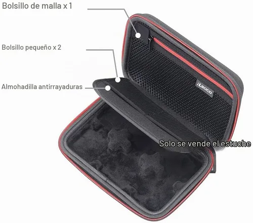 Vista 2 de RLSOCO Funda para sistema de micrófono inalámbrico Go II/RODE Wireless GO (Negro)