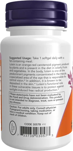 Vista 2 de Now Foods Esteres de luteína, 120 Sgels 10 mg (paquete de 2)