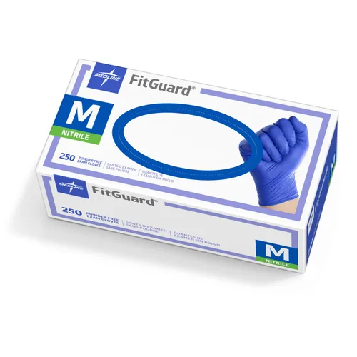 Vista 3 de Medline X-Large Guante de protección azul oscuro