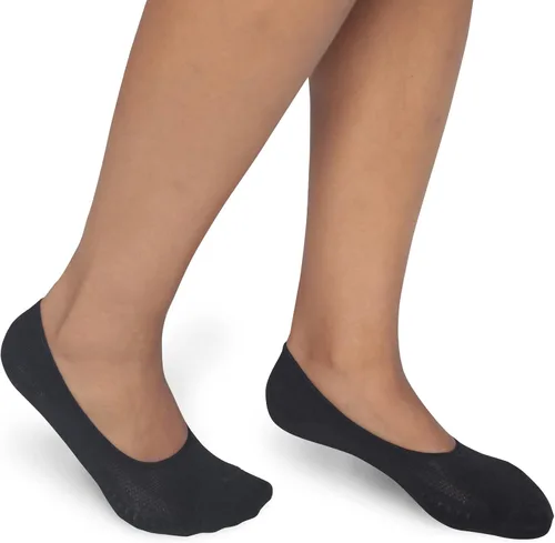 Vista 7 de Calcetas deportivas invisibles acolchadas PEDS para mujer (pack de 6)