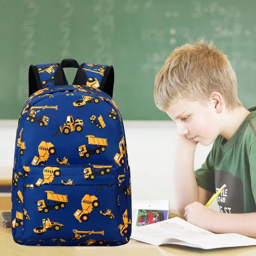 Vista 14 de CAMTOP - Conjunto de mochila y lonchera con estampados divertidos para niños de preescolar y primaria), Y0058-2