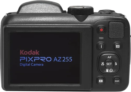 Vista 4 de Kodak PIXPRO AZ255 Cámara digital + tarjeta de memoria de 32 GB (2) + cámara digital/estuche de video (negro)