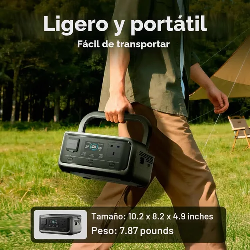 Vista 2 de ALLPOWERS VOLIX P300 300W Estación de energía portátil, generador solar