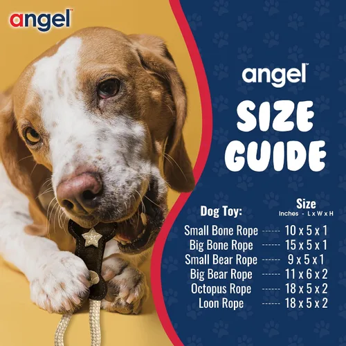 Vista 5 de Juguete de cuerda de hueso para perros, perfecto para perros XS - SM Juguetes duraderos para perros Estimulación interactiva y mental Hecho a