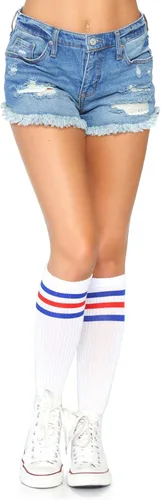 Vista 6 de Leg Avenue Women's Knee High Socks for Women Knee High Stockings Negro