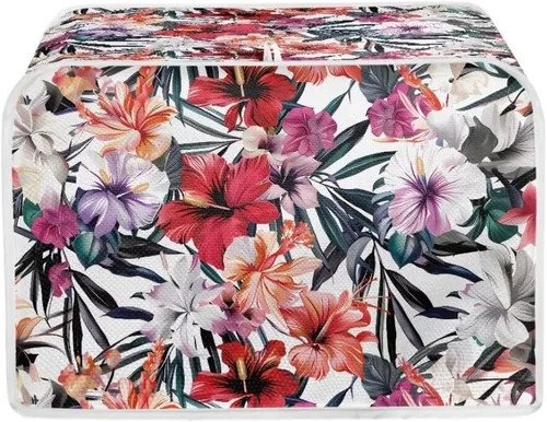 Vista 11 de Coldinair Cubierta para tostadora de dos rebanadas con estampado de aguacate, cubierta de electrodomésticos pequeños con diseño de frutas