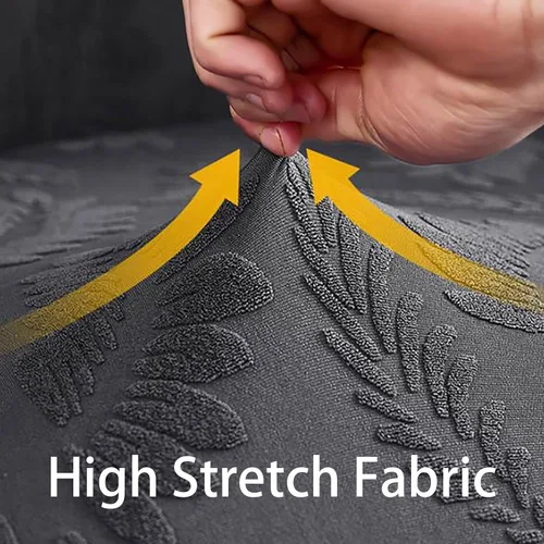 Vista 2 de Fundas de sofá modular, funda de sofá jacquard elástica para sofá en forma de L, suave, antideslizante, resistente al desgaste, protector de muebles
