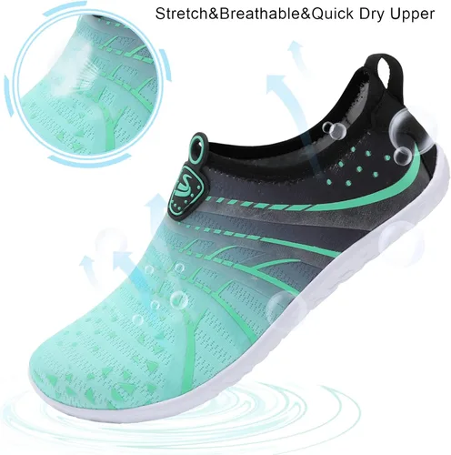 Vista 3 de Spesoul Zapatos acuáticos transpirables de secado rápido para mujer y hombre, calcetines acuáticos suaves para senderismo, natación, playa, surf
