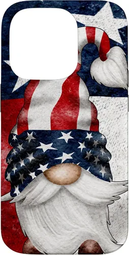 Vista 17 de 4th of July Independence Day Gnome for Women Memorial Day Case for iPhone 17