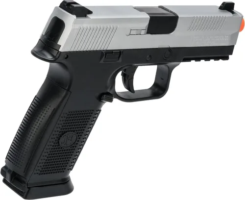 Vista 4 de Evike Airsoft - FN Herstal - Rifle de Airsoft con licencia AEG Scar-L estilo Airsoft y pistola de Airsoft estilo FNS-9 por Cybergun