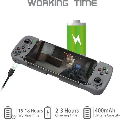 Vista 5 de Joso Control inalámbrico para Android, iPhone, Bluetooth Gamepad Joysticks para Samsung Galaxy 222120, iPhone 1414 Plus14 Pro14 Pro Max13 Pro Max