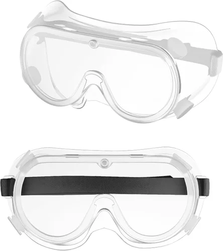 Vista 5 de ElevateTech Protector de pestañas y cejas, protector de gafas de ducha, paquete de 2 protectores de ojos ajustables para la cara y la ducha