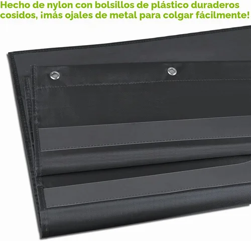 Vista 4 de EAMAY - Tablas de bolsillo estándar, tabla de bolsillo transparente de 10 bolsillos para lecciones del profesor en el aula o uso en el hogar