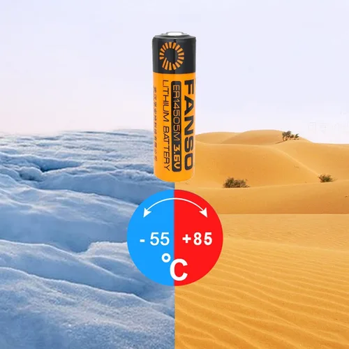 Vista 3 de Paquete de 2 baterías de litio ER14505M 3.6V 2200mAh ER14505 no recargables