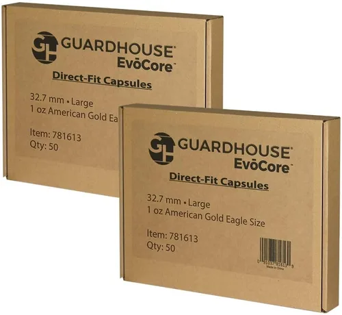 Vista 14 de Cápsulas de monedas American Gold Eagle de ajuste directo de 1 onza – Paquete al por menor de 10 1 Oz Oro