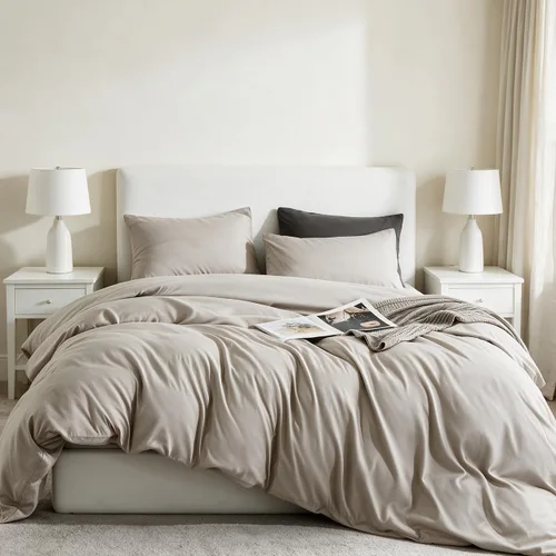 Vista 29 de CLOTHKNOW juego de edredón blanco de tamaño queen con volantes, ropa de cama de estilo granja, juegos de edredón shabby chic para todas las Volantes