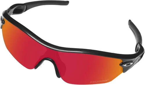 Vista 2 de BroLizard - Lente polarizada para gafas de sol Oakley Radar Edge OO9184, rojo