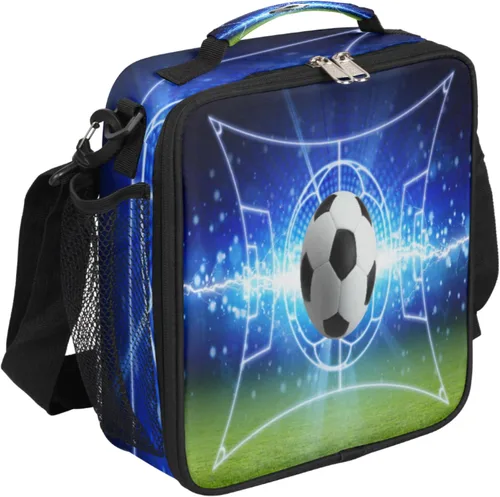 Vista 15 de Lonchera personalizada con nombre, lonchera personalizada de baloncesto, bolsa de almuerzo aislada personalizada, bolsa de preparación de comidas A