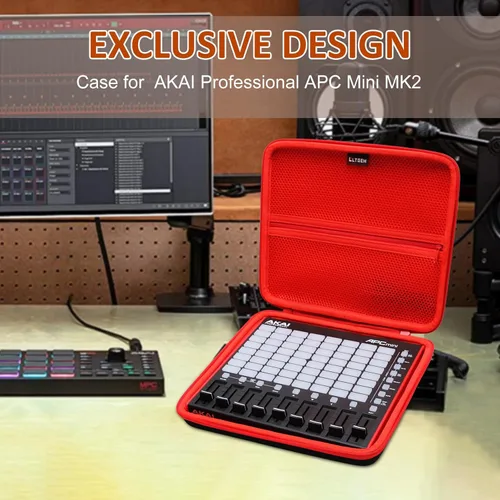 Vista 5 de LTGEM - Funda compatible con AKAI Professional APC Mini MK2 / MPD218 / MIDImix USB MIDI Pad Controller (solo funda)