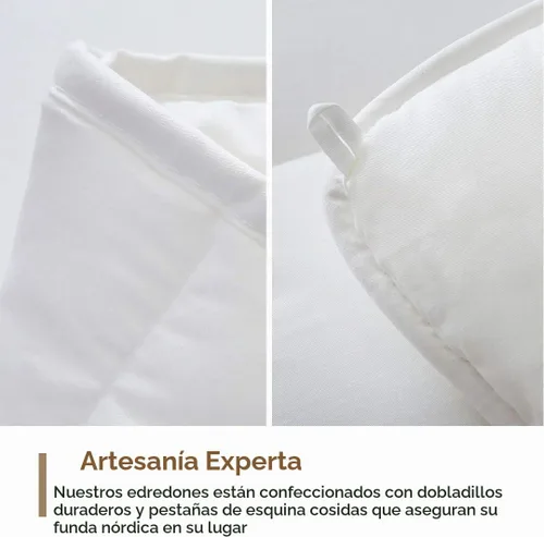 Vista 8 de DWR - Edredón cubierto con tela 100% de algodón, relleno alternativo al plumón, peso para todas las estaciones, tamaño Queen (88 x 88)