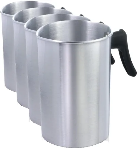 Vista 8 de Aroparc Olla para hacer velas de 101 onzas, olla de fusión de cera, jarra de vertido sin goteo para hacer velas Dripless, Seamless, Heat-resistant