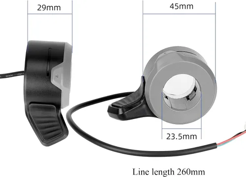 Vista 2 de MIMIRACLE Acelerador de scooter, acelerador para NIU KQi2/KQi2 Pro/KQi3/KQi3 Pro Scooter eléctrico - Reemplazo del acelerador de pulgar de control