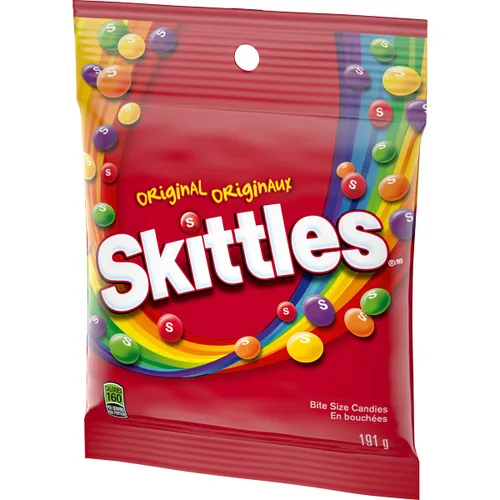 Vista 9 de Skittles Caramelo original (6.74 oz/6.7 onzas) (paquete de 3), importado de Canadá)