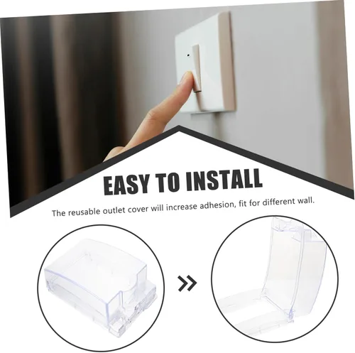 Vista 3 de Cubierta protectora de enchufe Protectores de enchufe Protector de enchufe Protector de enchufe resistente al agua Protector de receptáculo