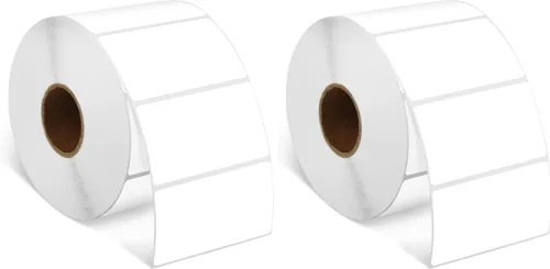 Vista 14 de iDPRT Etiquetas térmicas de dirección postal: 1.18 x 3.54 pulgadas, 2 rollos de 300 unidades, código de barras compatible con iDPRT, Rollo, DYMO