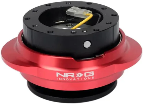 Vista 5 de NRG Innovations NRG-SRK-220BK GEN 2.2 Adaptador de liberación rápida para volante, 6 agujeros y patrones de pernos 6x70 y 6x74mm Cuerpo negro/anillo