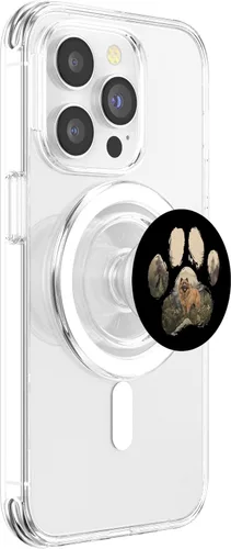 Vista 3 de Chow Chow Mountain Paw Design Dog Mom Dad PopSockets MagSafe PopGrip for iPhone