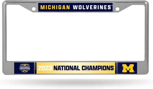 Vista 10 de Rico Industries All Sports Champions 12" x 6" Chrome Frame with Decal Inserts - Car/Truck/SUV Automobile Accessory