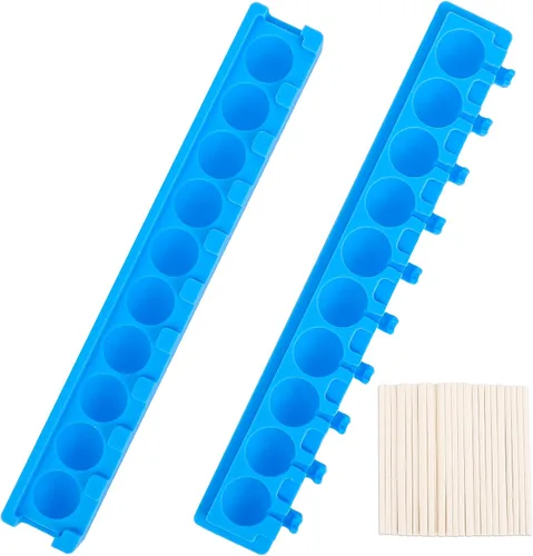 Vista 8 de Beasea Molde grande para piruletas, 6 cavidades de silicona, moldes de lechón, moldes de caramelo duro para chocolate, dulces, hielo, paletas