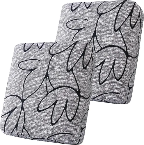 Vista 89 de Smiry Fundas de cojín de sofá estampadas, fundas elásticas suaves para sofá, fundas de sofá lavables antideslizantes, protector de muebles para Beige