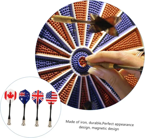 Vista 8 de Juego de objetivo divertido de seguridad de 12 piezas con banderas surtidas EE. UU. Reino Unido Canadá Australia reutilizable