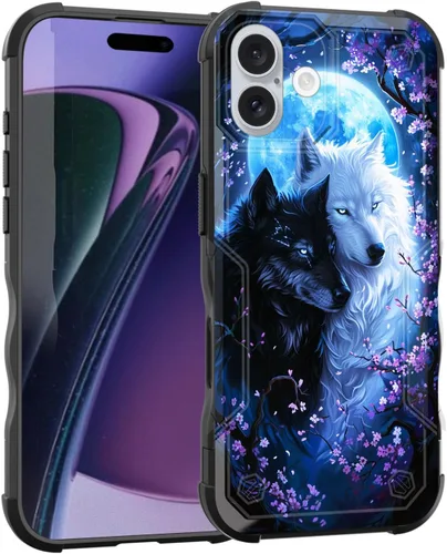Vista 205 de Funda para iPhone Air, [doble capa] [protección contra caídas de grado militar de 10 pies] Funda resistente a prueba de golpes para iPhone Air