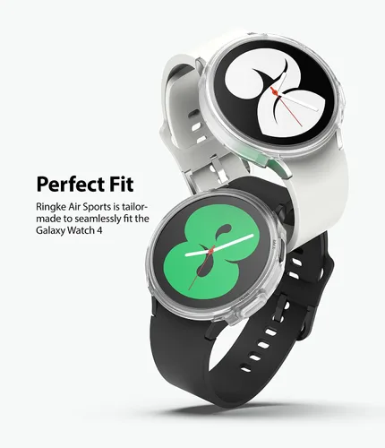 Vista 3 de Ringke Air Sports - Funda compatible con Samsung Galaxy Watch 4 de 1.575 pulgadas, transparente mate