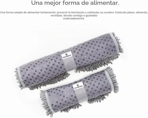 Vista 8 de Pet Parents Forager Tazón de alimentación lenta para perros y alfombrilla de olfateo - SoftSnout, base antideslizante (Bosque 30 cm)