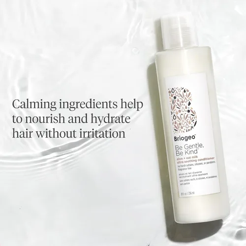 Vista 4 de Briogeo Be Gentle, Be Kind Aloe + Oat Milk Acondicionador ultra calmante Acondicionador sin fragancia para cuero cabelludo y cabello sensibles
