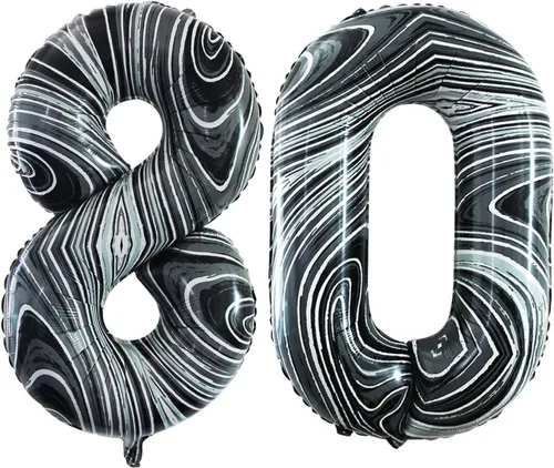 Vista 41 de Goer, conjunto de globos de papel aluminio para decoraciones de cumpleaños, globos de las letras de feliz cumpleaños y de números Oro